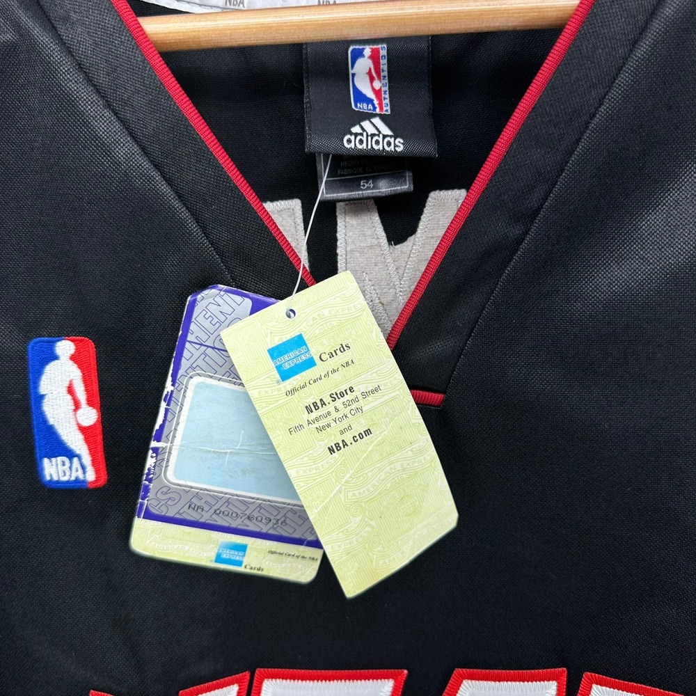 Adidas NBA Miami Heat Lebron James Jersey #6 Black SZ 54 NWT Streetwear Ball - Picture 4 of 11